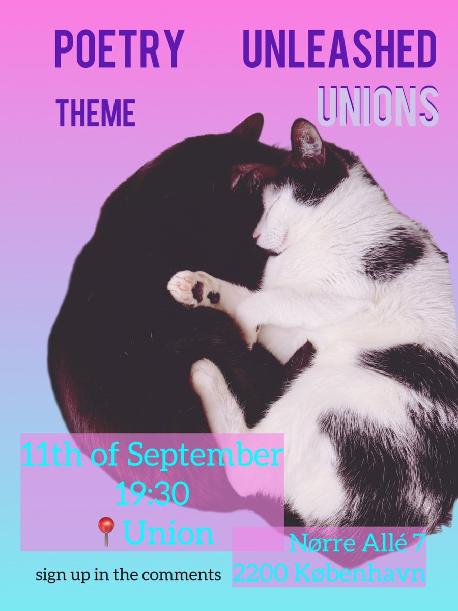 Poetry Unleashed at Union — Unions, September 11 2026